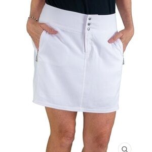 Jofit White Signature Athletic / Golf Skort